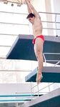 Sexy boys in speedo public swim
