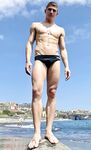 Sexy boys in speedo public swim