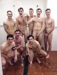 Crazy and funny guys in the locker room