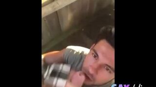 Cute cock sucker and cum eater