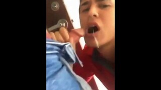 cute happy twink sucking dick