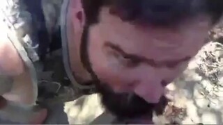 Bearded Daddy Gives Facial in the Woods