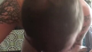 Milking daddy and cumming hard after