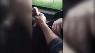 playing with big dick in bus
