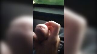 playing with big dick in bus