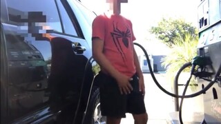 Caught at tha gasstation