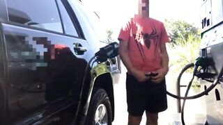 Caught at tha gasstation