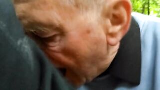 old man suck my cock (in the park)