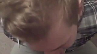 Buddy blowing me and I shoot cum on his tongue