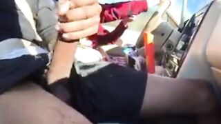 In the car horny
